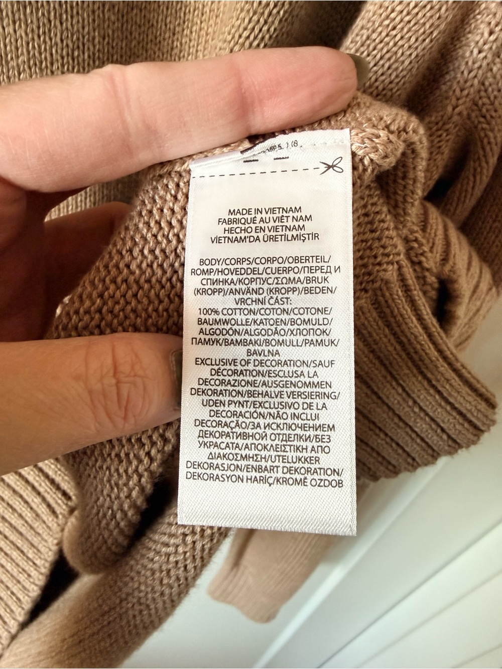 Polo by Ralph Lauren Men’s Crewneck Sweater - Tan Size XXL NWT - Picture 4 of 5